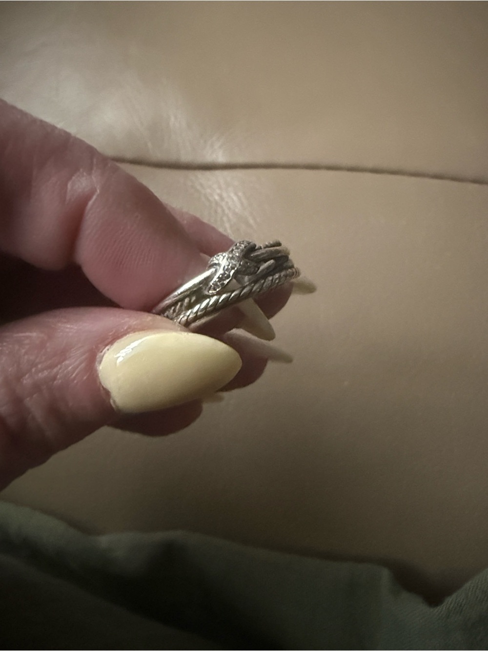 David Yurman X Crossover Band Ring Size10